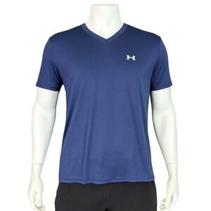 Under Armour Mens 2XL V Neck Performance Shirt Athletic Training Modern Classic‎